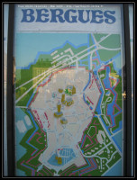 Plan de la ville de Bergues
