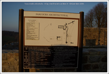 Plan des Ruines du Chateau de Domfront