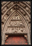 Sculpture de la facade  - cathedrale strasbourg