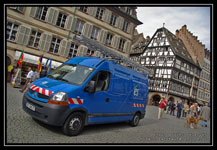 Camion Electricité de Strasbourg 
