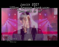 Janvier 2007: 100ème émission Star Academy - "Show must Go On"