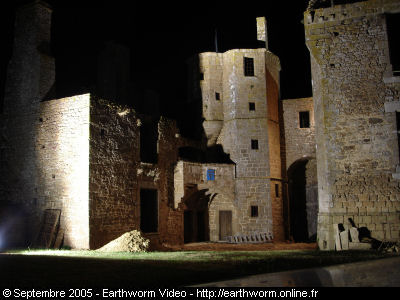 chateau de bois thibault la nuit