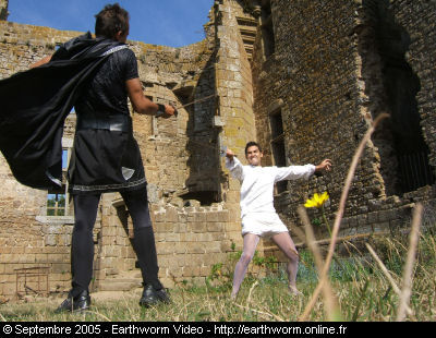 combat chateau de Bois Thibault