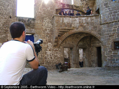 scene de tournage - chateau bois thibault