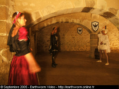 combat dans la cave - chateau de bois thibault - Lassay